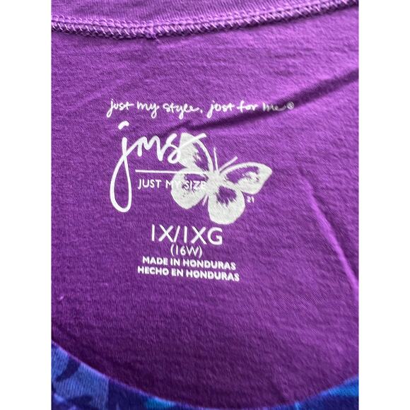 JMS bundle of four whimsy dress tees longer length NWT plus sz 1X 16W - Picture 7 of 16